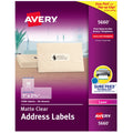 Clear Address Labels 1.5K for Laser Printer - Matte 1 Inch x 2-5/8"