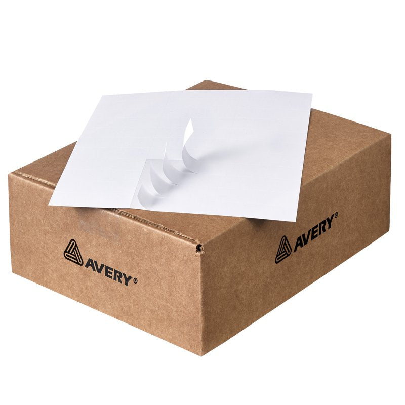 High-Volume White Address Labels for Copiers - 1" x 2-13/16", 16,500 Labels