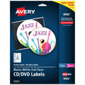 Full-Face CD Labels & Spine Labels Printable Label Set for Media Organization