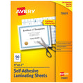 Self-Adhesive Laminating Sheets 9 x 12 Inches - Pack of 50