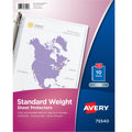 Clear Sheet Protectors for 3 Ring Binders - Pack of 10 - Top Load, Acid-Free Polypropylene
