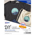 DIY Fabric Transfer Sheets for Dark Fabrics - Inkjet Iron-On Printing, 8.5" x 11", Pack Options