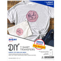 Printable Fabric Transfer Sheets for Light Fabrics - 8.5 x 11 Inkjet Iron-On Paper, 4 Sheets