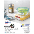 Dissolvable Labels 1-1/4 x 2-3/8 inch, Waterproof, Food Safe, 90 Sheets