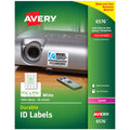 Durable ID Labels with Permanent Adhesive 1-1/4 x 1-3/4 Inch 1600 Pack