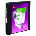 Durable Vinyl View Binder with Slant Rings - 1 Inch Capacity, Multiple Pack Sizes