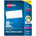 Avery Easy Peel Address Labels 1/2 x 1-3/4 Inches Bulk Pack of 8,000