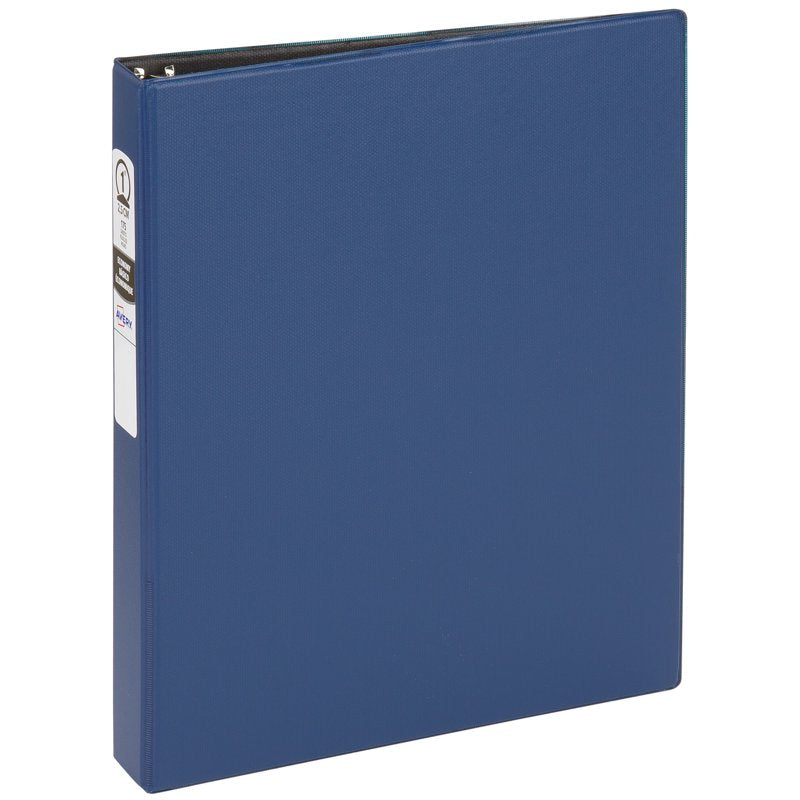 1-Inch Round Ring Binders for Office & School, Light Capacity, Blue