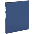 1-Inch Round Ring Binders for Office & School, Light Capacity, Blue