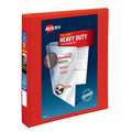 Heavy-Duty View 3 Ring Binder with EZD Rings, 1 Inch - Multiple Pack Sizes