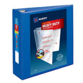 Heavy Duty 3-Inch View Binder with EZD Rings - Pacific Blue