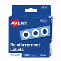 Self-Adhesive Paper Reinforcement Stickers 1/4 Inch, Pack of 1,000
