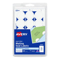Round Mailing Seals - 1 Inch Permanent Adhesive Labels for Laser & Inkjet Printing, 600 Pack