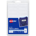 No-Iron Clothing Labels - White, 1/2 x 1-3/4 Inches, Durable, 54 Pack