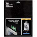 Metallic Asset Tag Labels 2 x 3-3/4 Inches Waterproof Barcode Labels for Assets