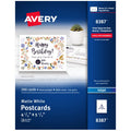 Customizable Matte White Postcards 4.25 x 5.5 Inches - Pack of 200