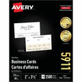 Avery Printable 2 x 3.5-Inch Business Cards, White, 2500