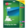 Printable Hanging File Folder Tabs - Durable, Customizable, Pack of 90+