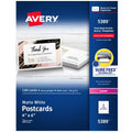 Printable Postcards Set 4x6 Inches for Custom Mailings - 100 Sheets