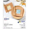 2-Inch White Printable Labels for Packaging and Projects - 120 Count