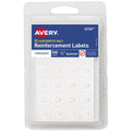Reinforcement Stickers 1/4 Inch for Punched Paper, 560 Pack - Self-Adhesive White Circles