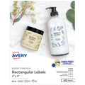 Clear Rectangle Printable Labels for Laser & Inkjet Printers 2x3 Inches - Pack of 40