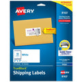 2x4 White Shipping Labels - Pack of 250, Permanent Adhesive, Printable