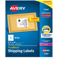 Avery Shipping Labels 3-1/3 x 4 Inches White Laser Labels - TrueBlock 600 Pack