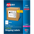 Laser Printable Shipping Labels 8.5 x 11 White Pack of 100