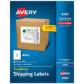 White Shipping Labels 8.5 x 11 Inches - 100 Permanent Adhesive Sheets