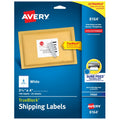 Avery Shipping Labels 3-1/3 x 4 Inches, 150 White Inkjet Labels with Sure Feed Technology
