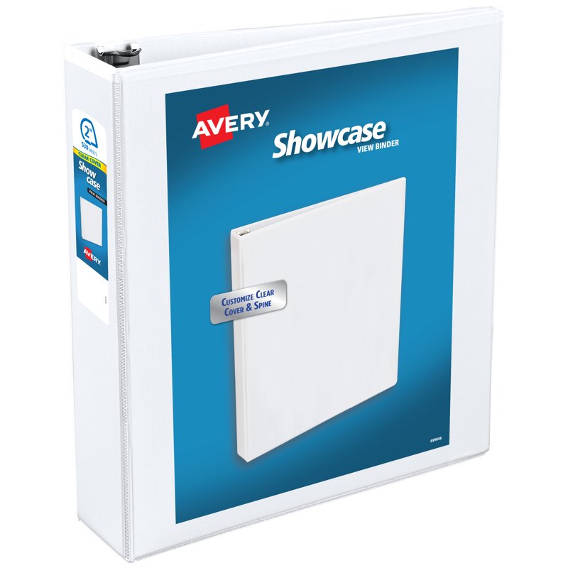 Standard View Binder with Slant Rings - Customizable, 2-Inch Capacity