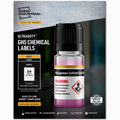 GHS Chemical Labels for Laser Printers Waterproof & Chemical-Resistant 1x2-1/2 Inch 600 Labels