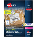 Waterproof Shipping Labels 3-1/3 x 4 Inch, 300 Permanent Adhesive Water-Resistant Barcode Labels