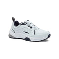 Men's Walking Shoes - Casual Lace-Up Sneakers with Gel Footbed and Non-Marking Outsole