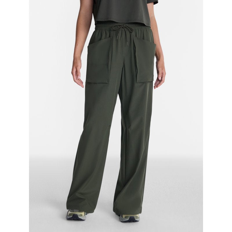 Women's Ripstop Utility Pants with Exposed Pockets and Adjustable Hems