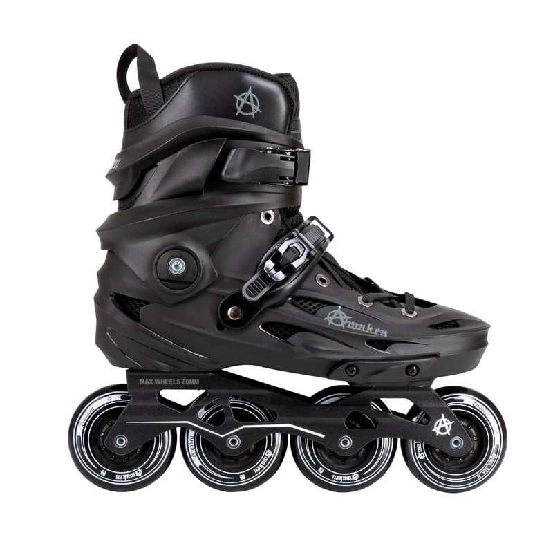 Inline Skates for All Levels - 80mm Wheels, Breathable Boot, No Brakes