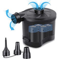 Portable Electric Air Pump for Inflatables - Battery Operated Inflator & Deflator for Pool Toys, Air Mattresses & Camping Gear