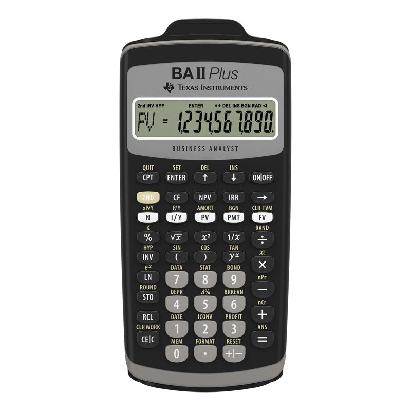 Financial Calculator BA II Plus Dark Gray for Business & Education
