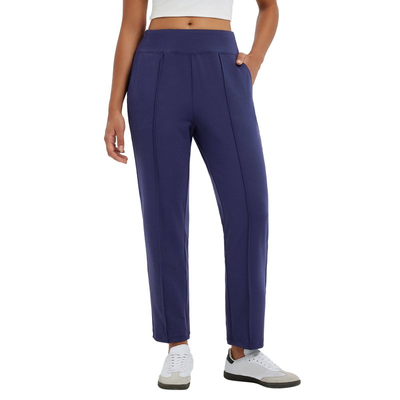 Baleaf Women’s Travel Pants Stretch Ankle Golf Pants with Pockets Navy Blue XS