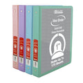 Assorted Pastel Color 3-Ring View Binders - 175 Sheets, 4 Pack