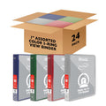 3-Ring Binders Set - View & Non-View Durable Poly Office Organization