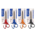 Bazic 8" Soft Grip Stainless Steel Scissors, Straight Handle - 4-Pack (Variation: 4-Pack, Other)