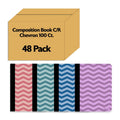 Chevron Composition Notebook College Ruled 100 Sheets Assorted Colors 48 Pack