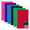 Assorted Spiral Notebooks Set - Multiple Sizes, 120 Sheets per Notebook