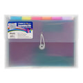 Rainbow 7-Pocket Expanding File Folder with Tabs & Closure - 12 Pack