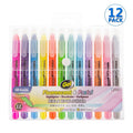 Bazic 12-Pack Classic Pastel Gel Highlighter Pens - No Bleed Bible Highlighter