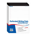 Perforated Writing Pads Set - 12 Pack, 50 Sheets Each, White, 8.5x11.75 Inches
