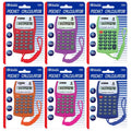 8-Digit Pocket Calculator with Neck String - Office & School Use