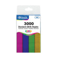 Metallic Color Staples Pack - 26/6 Size, 3000 Count, Bright Colors